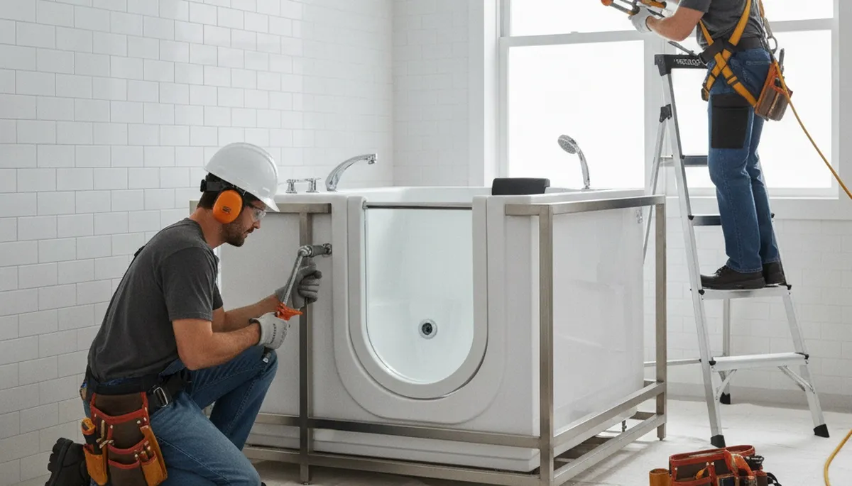 Tacoma, WA plumber installs walk-in tub for safer, accessible home bathing